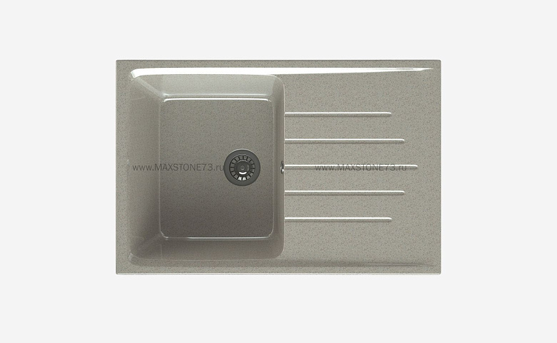 MAXSTONE Мойка глянцевая MS-7 (песочная) 750*495*215